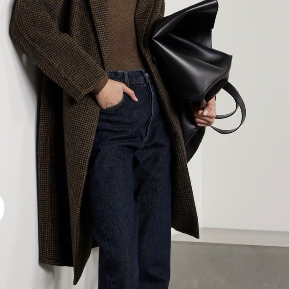 AGOLDE 90s Pinch Straight Dark Wash High Waist Button Fly Jeans